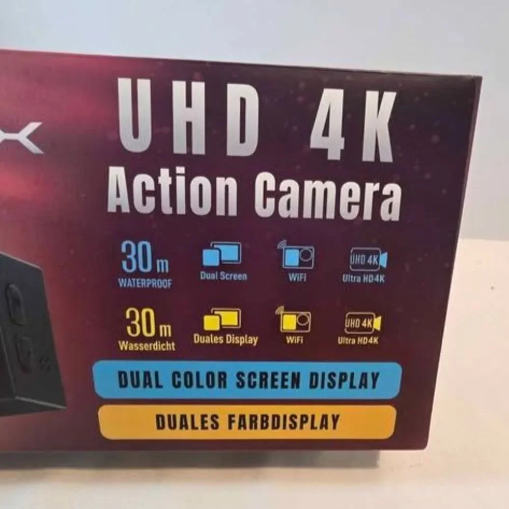 IceFox UHD 4K Action Camera – Waterproof Sports Camera